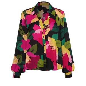 Cabi Flora Blouse- M- Fall ‘23 collection